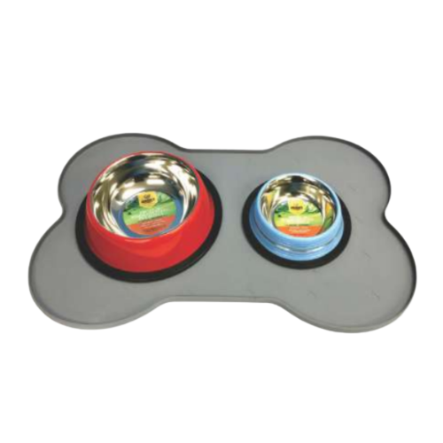 Silicone Large Bone Shape Non Skid Mat