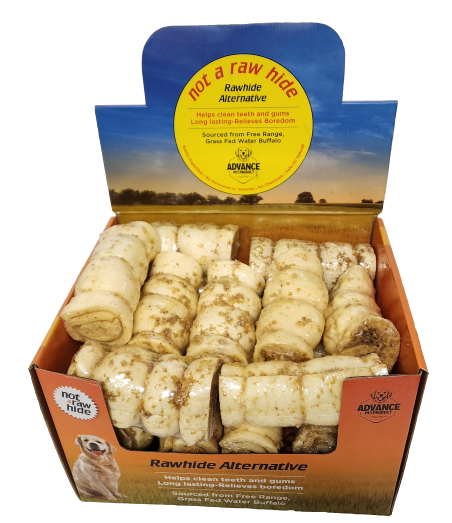 Buffalo Cheek Roll Dog Treats with Bully Dust – Long Lasting, Rawhide Free, Small Size for Aggressive Chewers