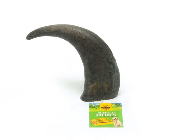 Medium Water Buffalo Horn Dog Chew – All Natural Treat from Free-Range, Grass-Fed Buffalo – Long Lasting & Healthy