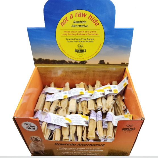 6" Collagen Bully Stick for Dogs – Long-Lasting Natural Beef Chew | Safe, Digestible Treat for Aggressive Chewers