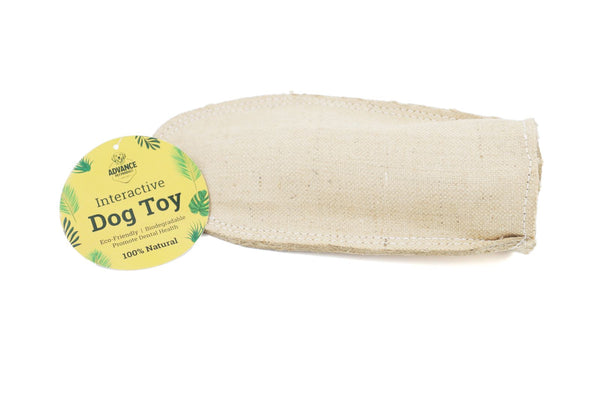 Durable Jute Crinkler Rope Dog Toy – Tug, Throw & Chew – Natural Interactive Pet Toy for Exercise & Playtime