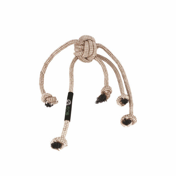 Eco-Friendly Cotton Jute Octopus Rope Dog Toy – Tug & Throw Pet Toy for Chewing, Playing & Dental Health