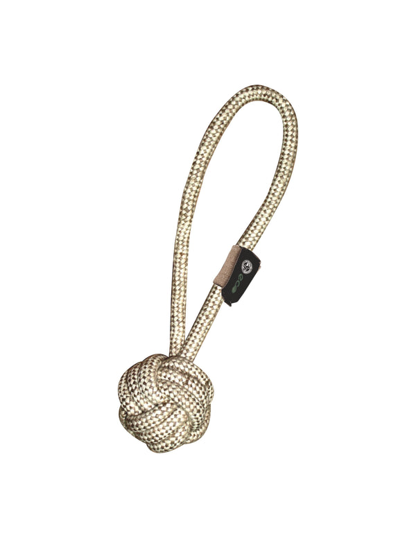 Natural Cotton Jute Rope Dog Toy – Tug & Throw Pet Toy – Durable Chew Toy for Dogs – Rustic, Nautical, Wedding Decor