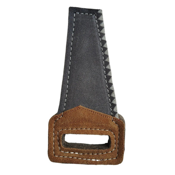 Tuff Toy Hand Saw Dog Chew Toy – Durable Leather & Wool Tug Toy for All Breeds, Eco-Friendly & Non-Toxic